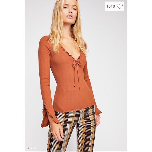 NWT Free People Long Sleeve Top - Picture 5 of 5